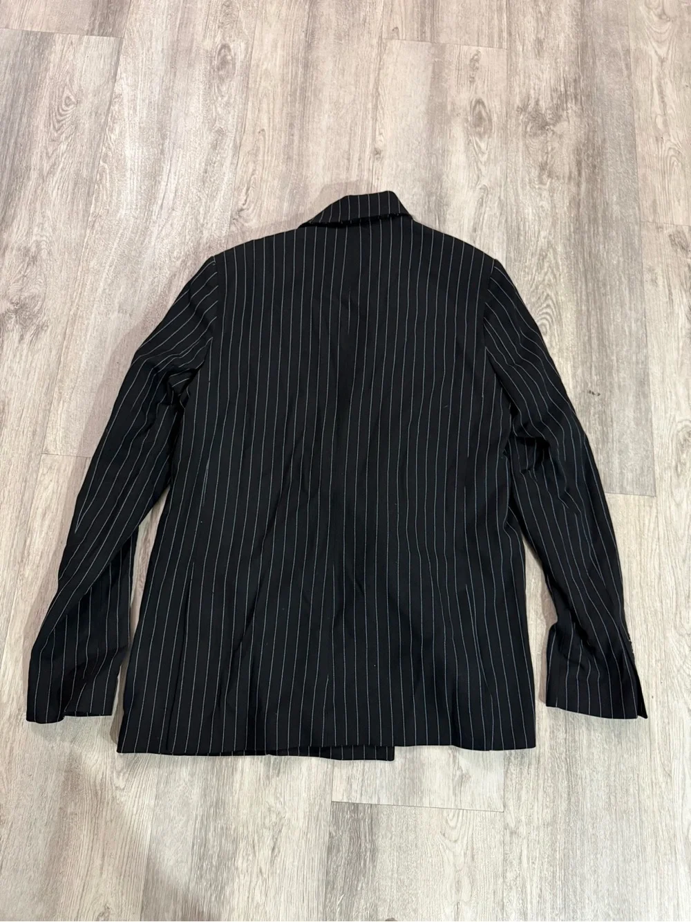 Jaded London Goliath Pinstripe Double-Breasted Oversized Blazer 34R